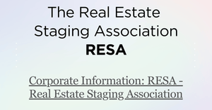 Corporate Information: RESA - Real Estate Staging Association