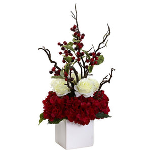 Artificial Roses - Silk Rose Arrangements