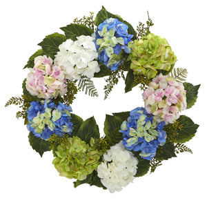 24” Hydrangea Wreath