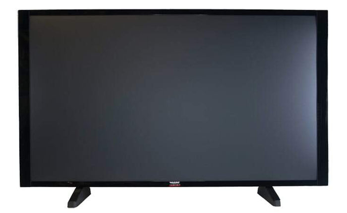 55" TV Prop Plasma-LED-LCD TV in Gloss Black with Removable Stand