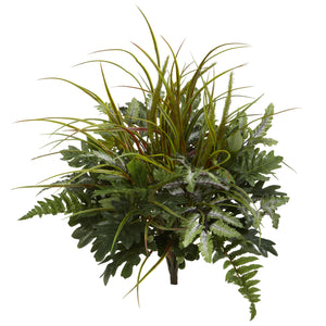 28" Mix Greens Artificial Plant (Set of 2) - Home Staging Warehouse