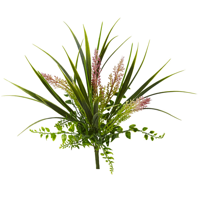 11" Grass and Fern Artificial Plant (Set of 12)