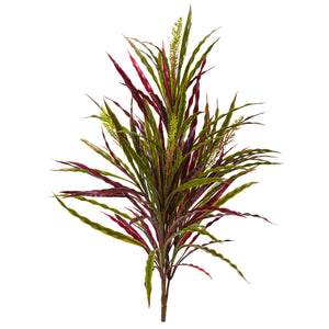 28" Fall Vanilla Grass Artificial Plant (Set of 3) - Home Staging Warehouse