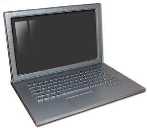 Laptop Prop - Matte Silver